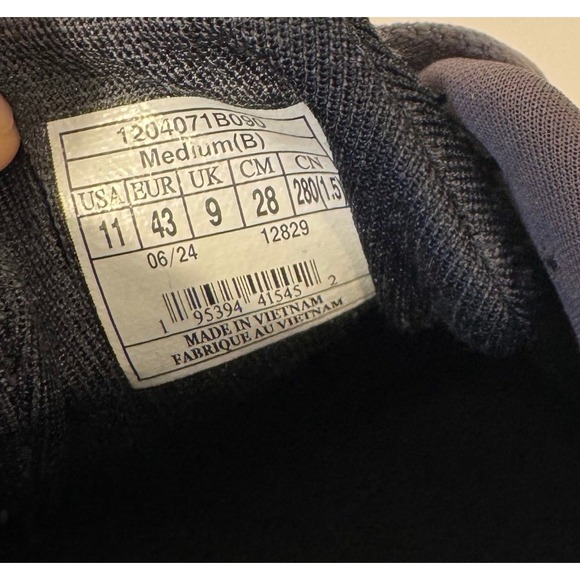 Brooks Ghost 16 Running Shoes Women 11 Black Grey White 1204071B090 Neutral NEW - Picture 7 of 8